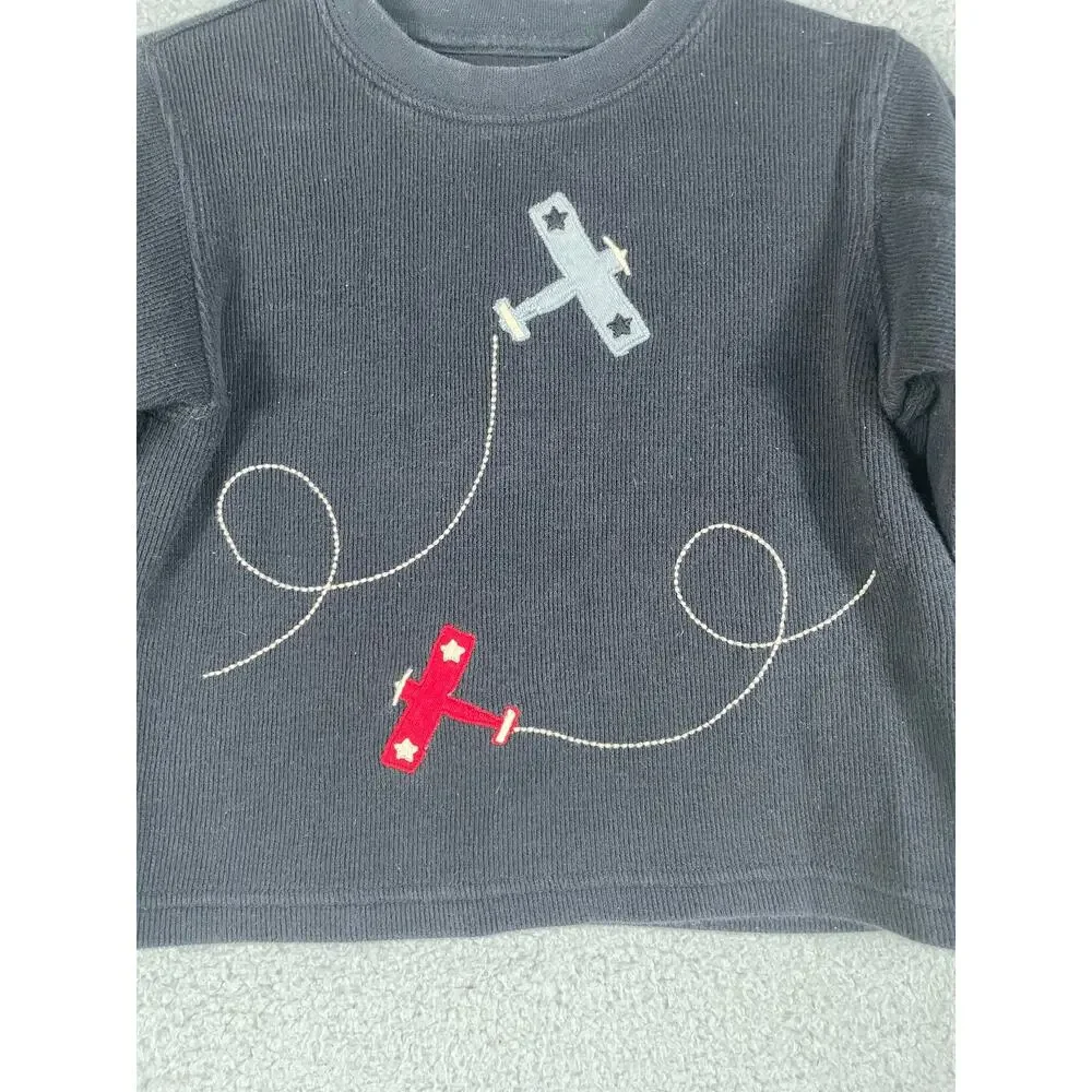 Gymboree Airplane Embroidered Cotton Top 18-24 months